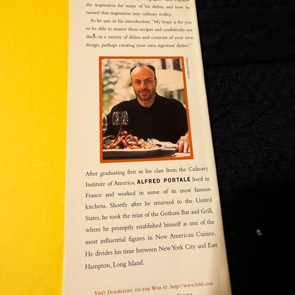 Alfred Portale’s Gotham Bar and Grill cookbook Hardcover